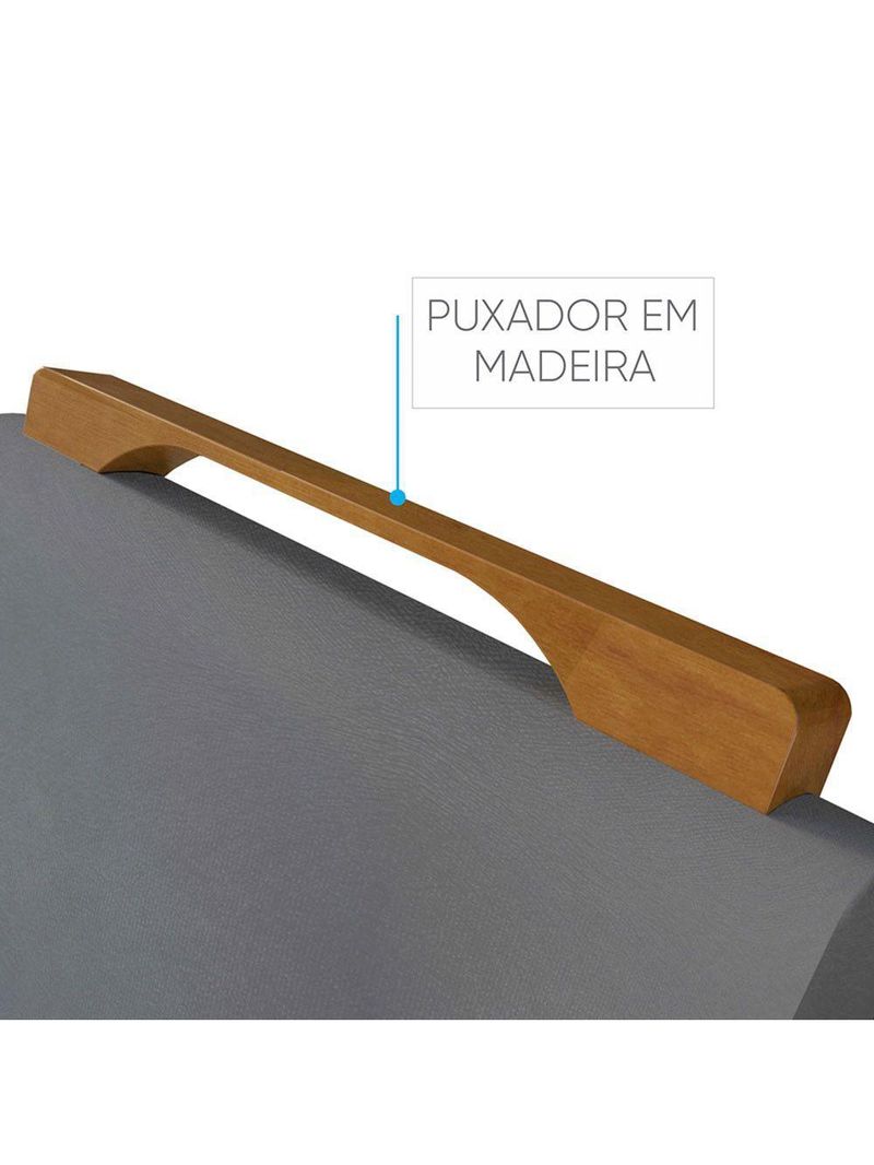 Conjunto Sala de Jantar Mesa e 4 Cadeiras Berlim Bege - Móveis Mix Mel / Bege