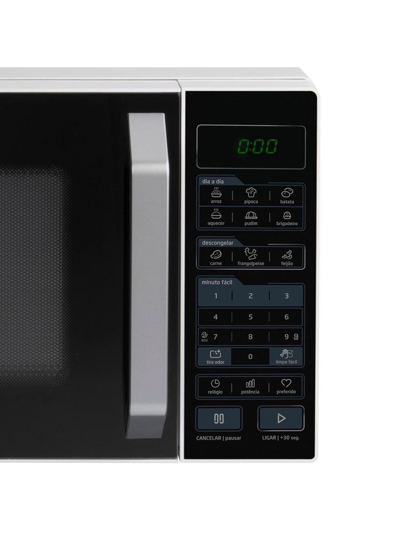 Forno Micro-ondas Midea 27 Litros 800W Branco E Preto MXSA27P2 220V