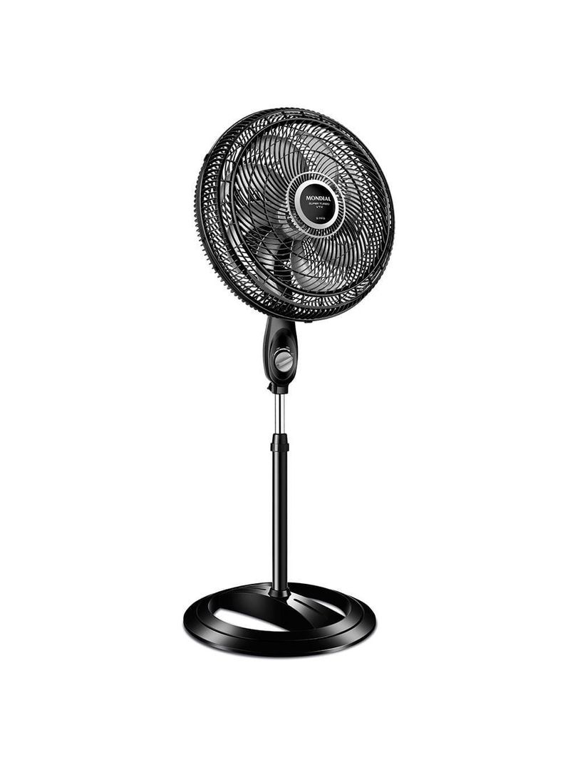 Ventilador De Coluna Mondial Turbo Vtx-40c-8p 127v Preto/Prata