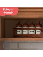 Cozinha Completa Thela Bárbara C/ Balcão De Pia Freijó/branco