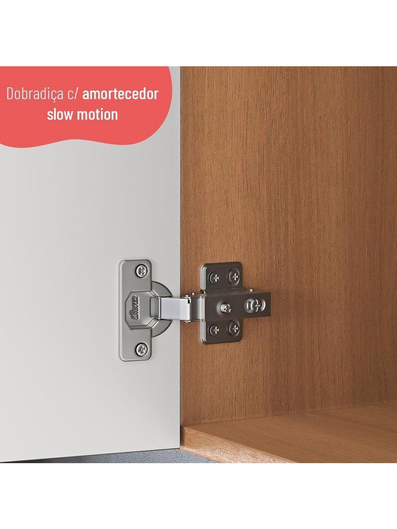 Cozinha Completa Thela Bárbara C/ Balcão De Pia Freijó/branco