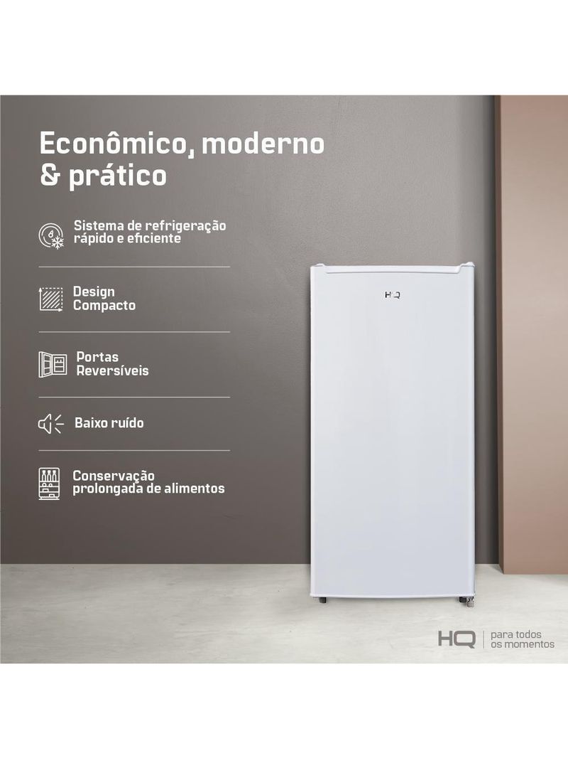 Freezer E Conservador Vertical HQ 146 Litros Branco HQ-146FV 127V