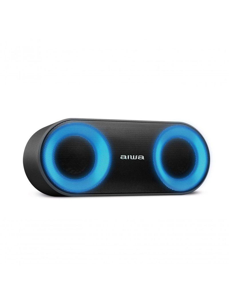 Caixa Som Speaker Aiwa Bluetooth Luzes Mini Aws-sp-01