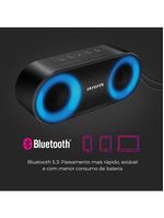 Caixa Som Speaker Aiwa Bluetooth Luzes Mini Aws-sp-01