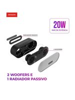 Caixa Som Speaker Aiwa Bluetooth Luzes Mini Aws-sp-01