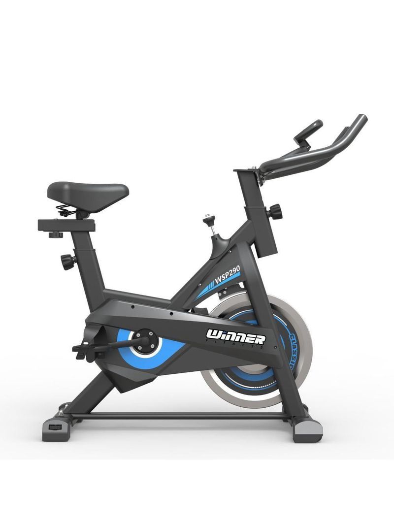 Bicicleta Spinning Residencial Winner Fitness WSP 290 – Preto + Azul
