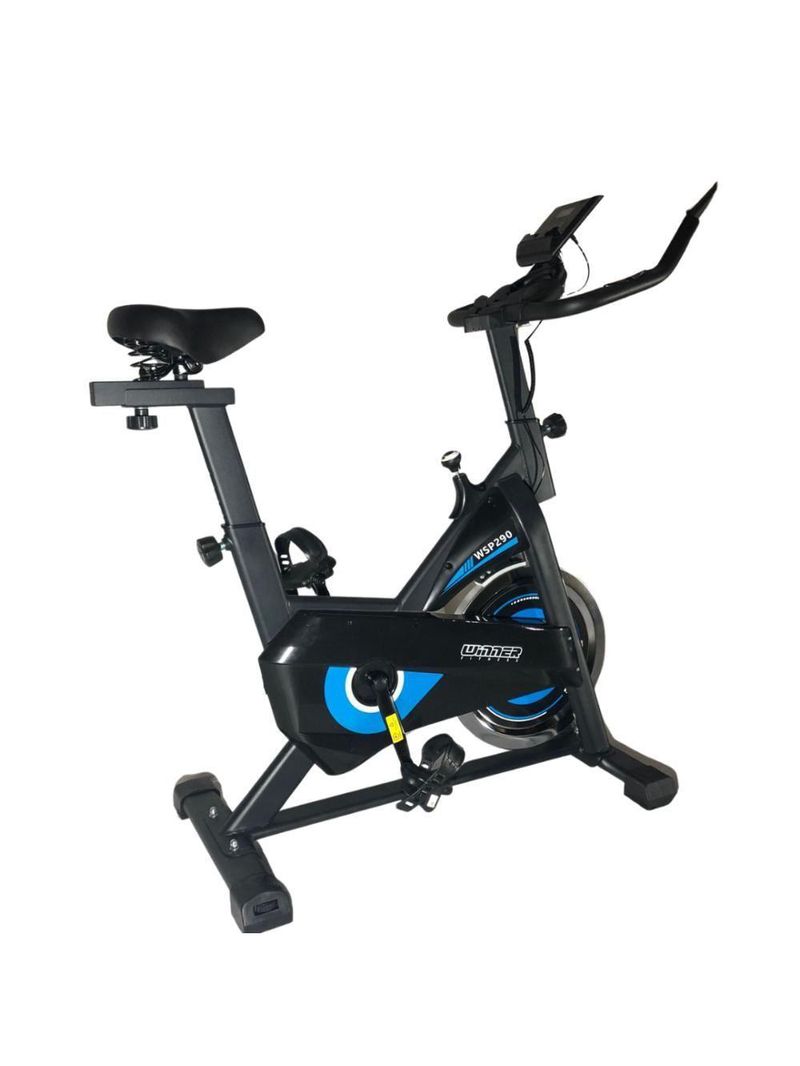 Bicicleta Spinning Residencial Winner Fitness WSP 290 – Preto + Azul