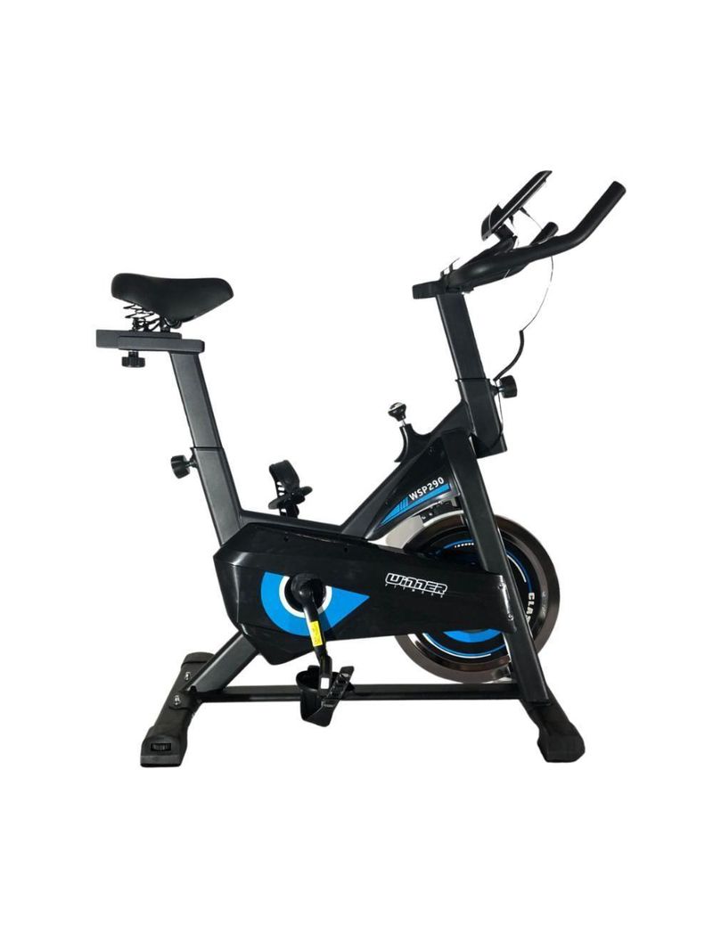 Bicicleta Spinning Residencial Winner Fitness WSP 290 – Preto + Azul