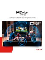 Smart TV AIWA 75” GOOGLE TV 4K Comando de voz Dolby Vision&Atmos AWS-TV-75-BL-01-G