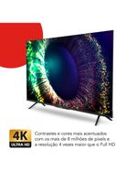 Smart TV AIWA 75” GOOGLE TV 4K Comando de voz Dolby Vision&Atmos AWS-TV-75-BL-01-G