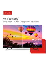 Smart TV AIWA 75” GOOGLE TV 4K Comando de voz Dolby Vision&Atmos AWS-TV-75-BL-01-G