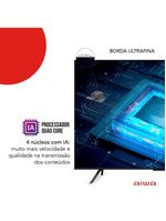 Smart TV AIWA 75” GOOGLE TV 4K Comando de voz Dolby Vision&Atmos AWS-TV-75-BL-01-G