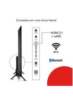 Smart TV AIWA 75” GOOGLE TV 4K Comando de voz Dolby Vision&Atmos AWS-TV-75-BL-01-G