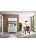 Armário De Cozinha Aço Kit Telasul Topázio Smart Branco