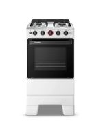 Fogão Esmaltec 4 Bocas Ideal Super Acendimento Automático Branco Bivolt F4IAB4121BR