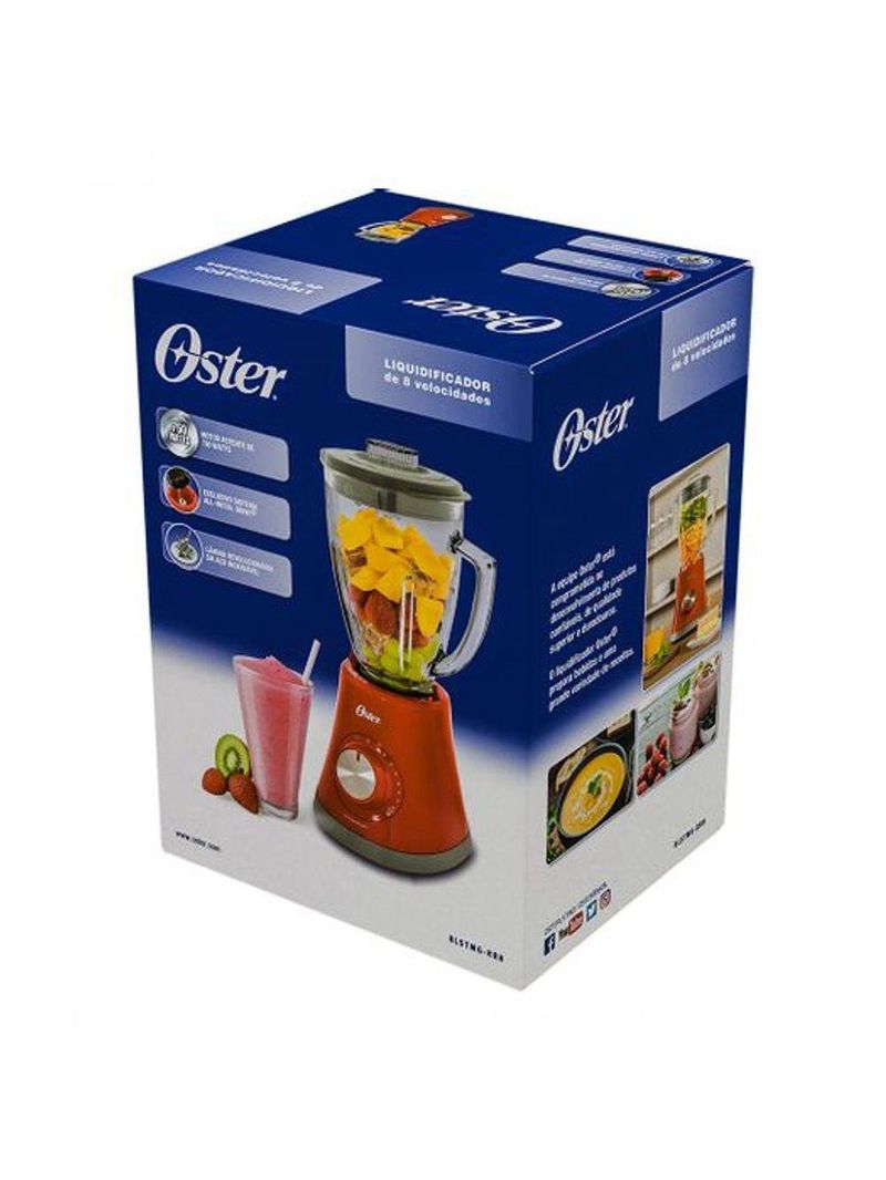 Liquidificador Oster Super Chef Vermelho 1,25L – BLSTMG-RR8 (220V)