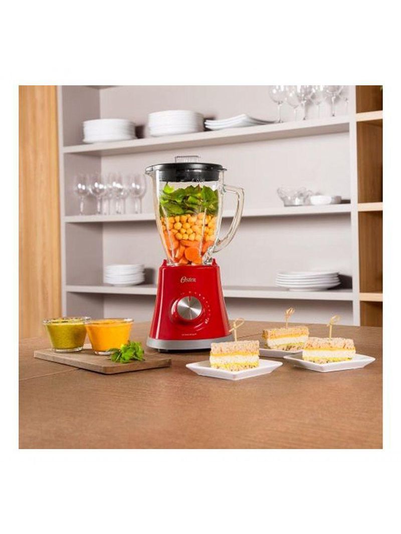 Liquidificador Oster Super Chef Vermelho 1,25L – BLSTMG-RR8 (220V)