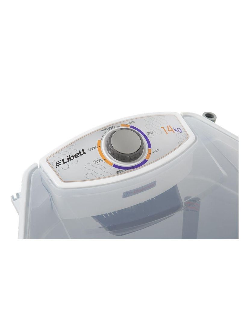 Tanquinho Libell 14Kg com Lavagem por Turbilhonamento Branca 220V