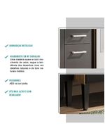 Armário Cozinha Compacta Arizona Essence Carraro - Carvalho-preto Carvalho-preto