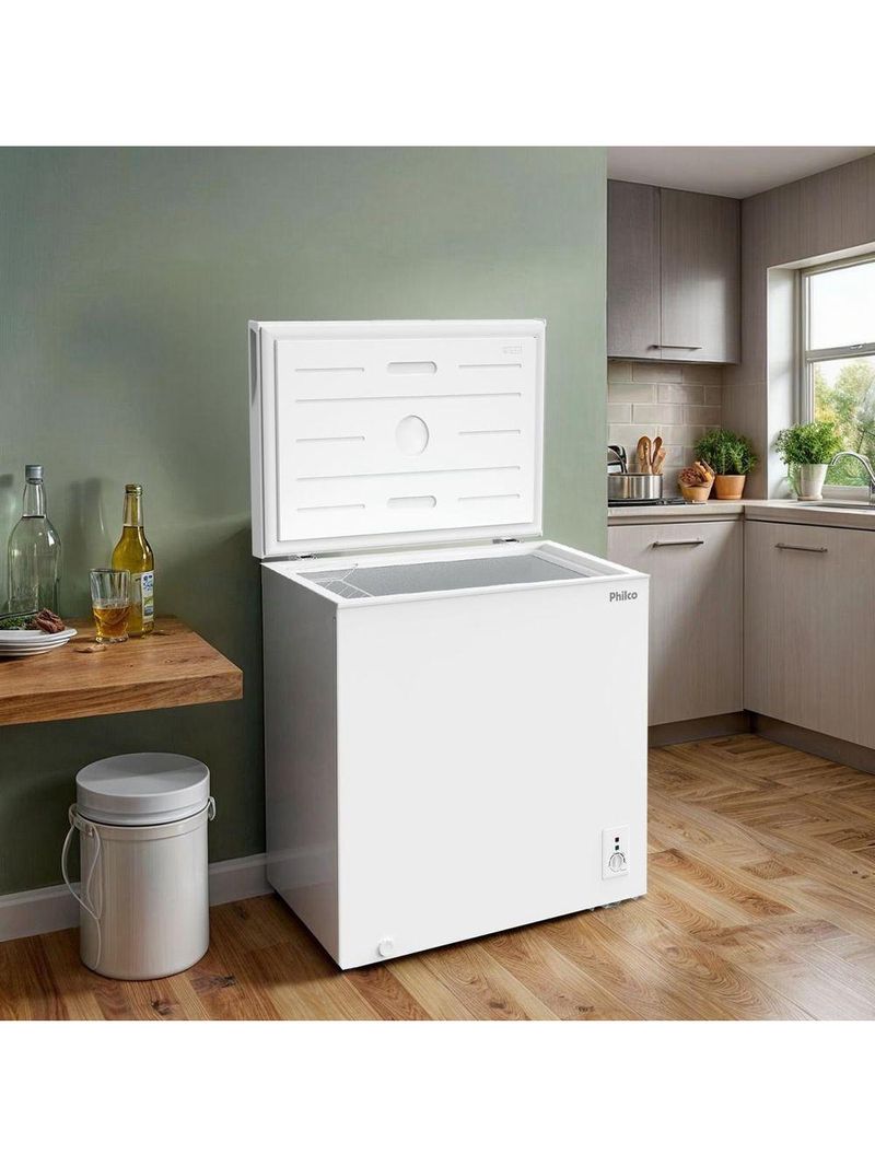 Freezer Horizontal Philco PFH205B 199 Litros 264W 1 Porta Branco 220V