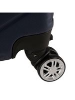 Mala de Bordo Pequena em Abs Yins Ys21158 Cadeado Integrado Rodas Duplas Giro 360º Azul P