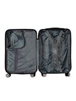 Mala de Bordo Pequena em Abs Yins Ys21158 Cadeado Integrado Rodas Duplas Giro 360º Azul P