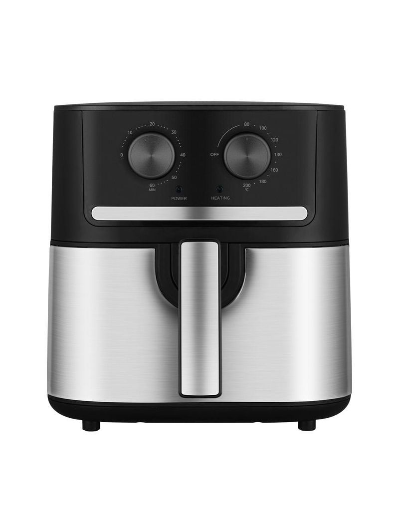 Fritadeira Air Fryer Midea Cyclone 5,5L - 220V - Preto e Inox