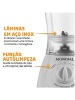 Liquidificador Mondial 1,5L Easy Power 550W L-550-W – 127V