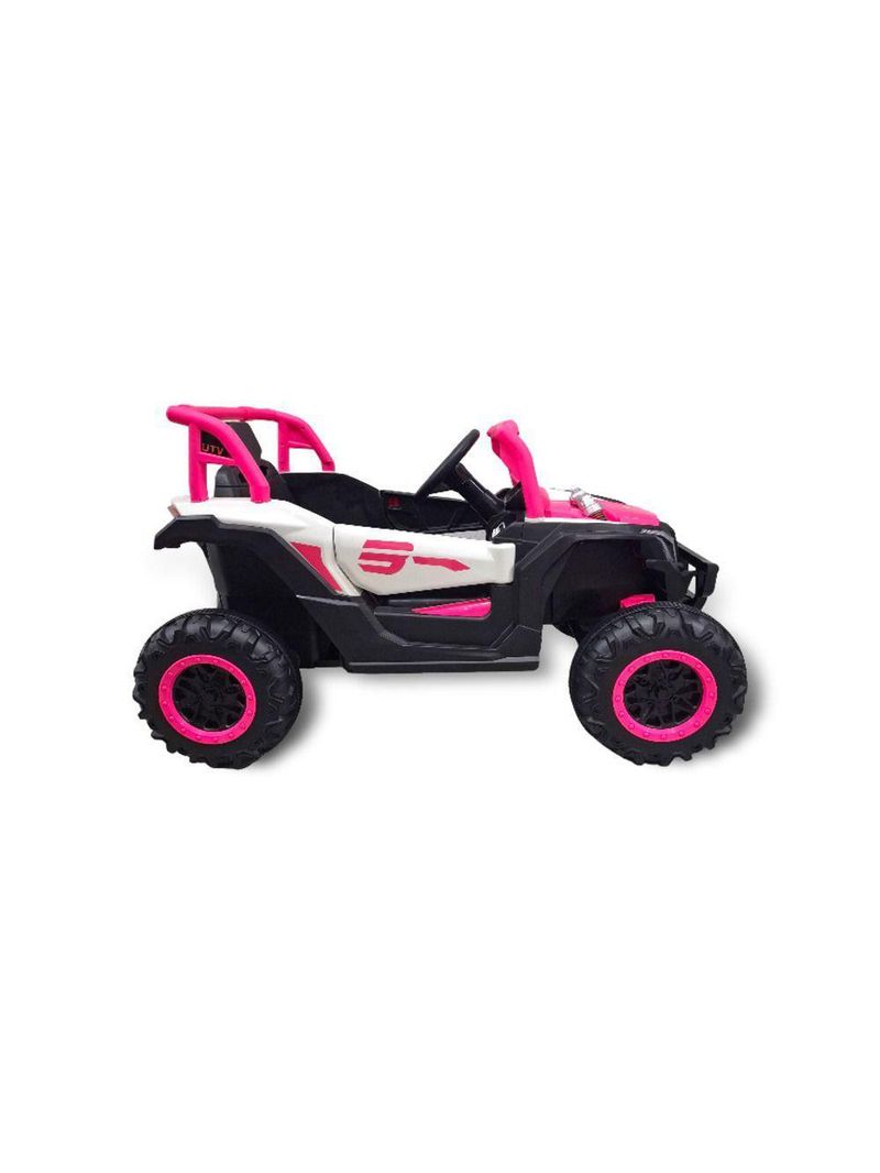 Quadriciclo Utv Carro Elétrico Bang Toys Infantil 12v R3 Com Controle Remoto Rosa