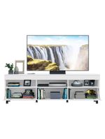 Rack 65'' Com Rodízios 2 Portas Paris Multimóveis Branco