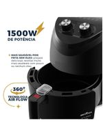 Air Fryer Britânia 3,5L Revestimento Antiaderente 1500W BFR25P 110V