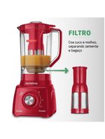Liquidificador Mondial Turbo Power L-99-FR – 220V Vermelho