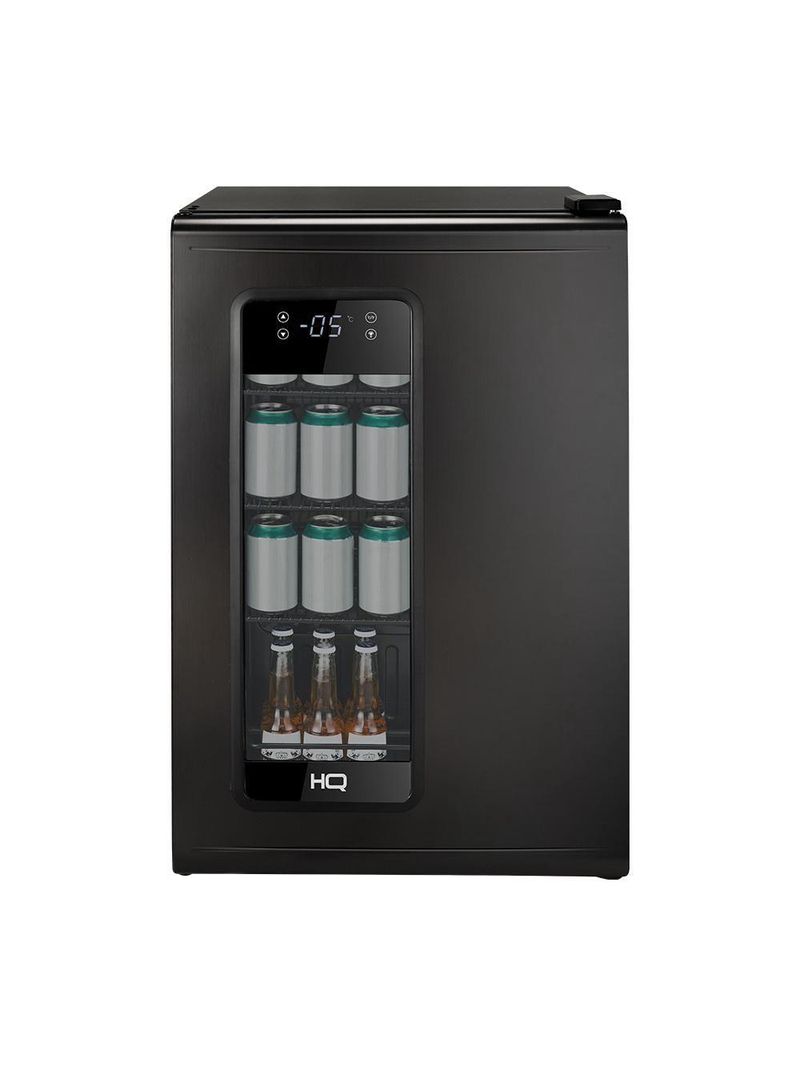 Cervejeira Expositor Vertical HQ 100 Litros Frost Free Inox Titanium HQ-100CEVPVFFI 127V