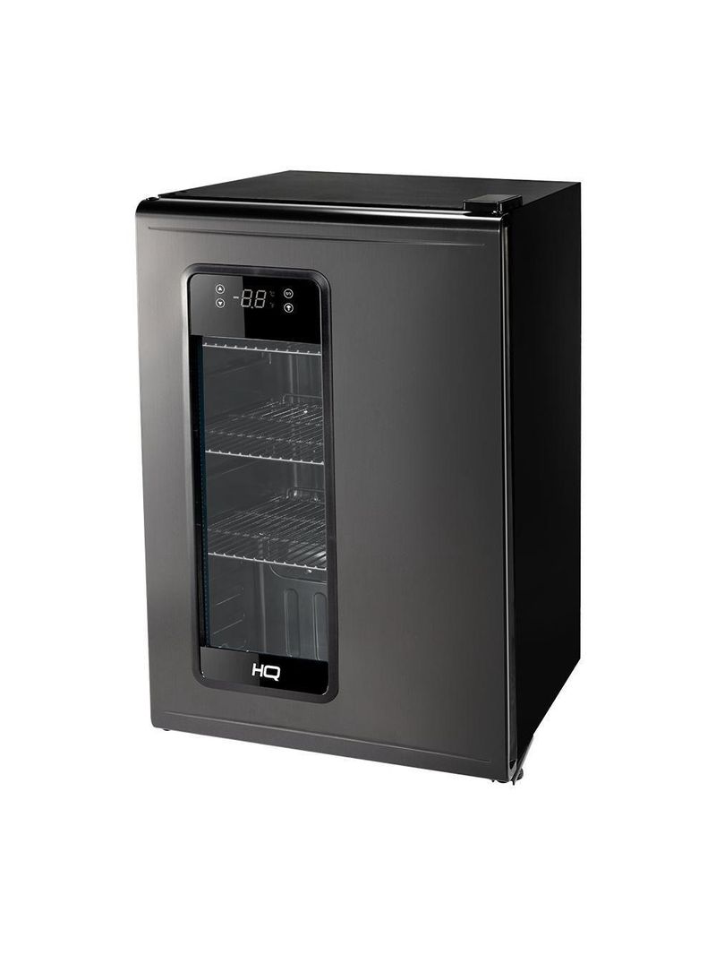 Cervejeira Expositor Vertical HQ 100 Litros Frost Free Inox Titanium HQ-100CEVPVFFI 127V