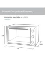 Forno Elétrico Suggar 42 Litros Preto FE4201PT/FE4202PT 110V