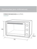 Forno Elétrico Suggar 42 Litros Preto FE4201PT/FE4202PT 110V
