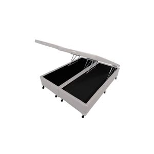 Box Baú Castor Queen Branco 158x198x35cm