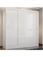 Guarda Roupa Casal Fortaleza 3 Portas Carioca Móveis Branco