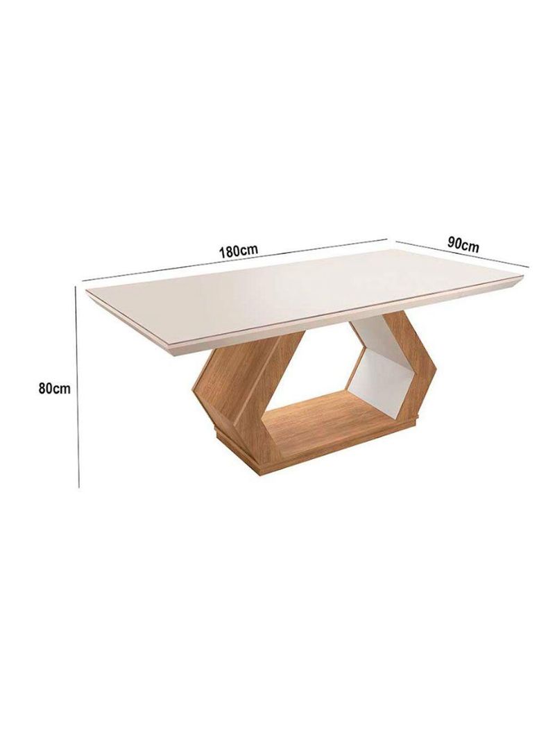 Mesa Alvorada 180 Tp Mdf Vidro Canto Reto 6 Cadeiras Rufato Veludo Grafite/imbuia Off/serig Off