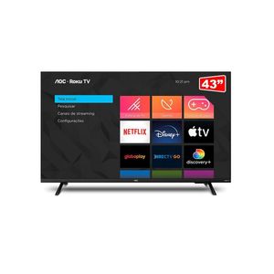 Smart Tv Aoc Roku Dled 43" Full Hd S5135 3 Hdmi