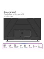 Smart TV HQ 65 4K Tela Sem Bordas Design Slim HQS65NKHM Bivolt