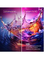 Smart TV HQ 65 4K Tela Sem Bordas Design Slim HQS65NKHM Bivolt