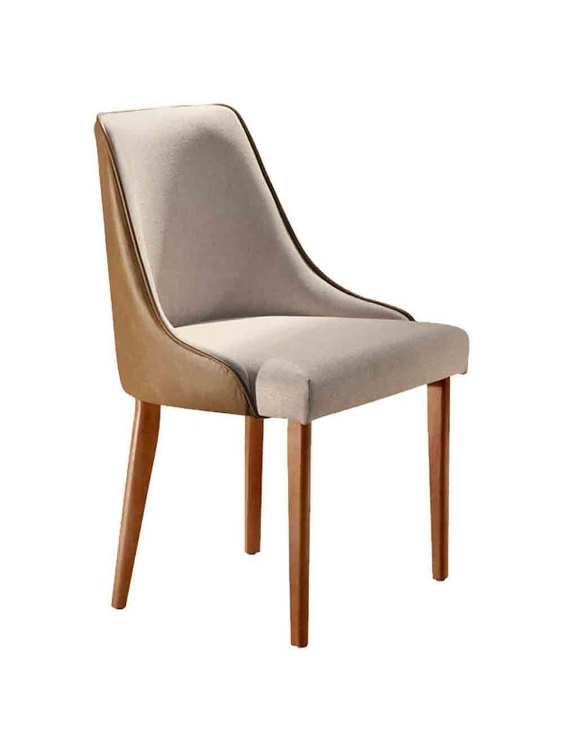 Conjunto 2 Cadeiras Esmeralda Star Caramelo/ Turim Imbuia