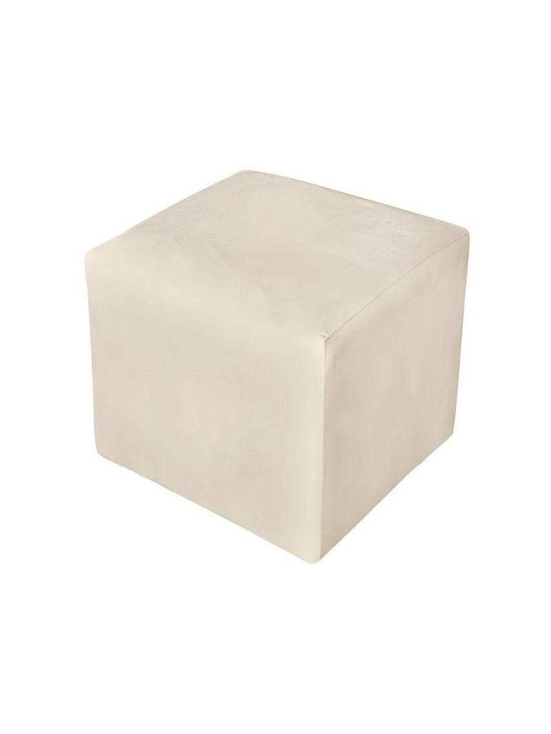 Poltrona Amamentação Cadeira Reforçada Balanço Puff Suede Cor bege