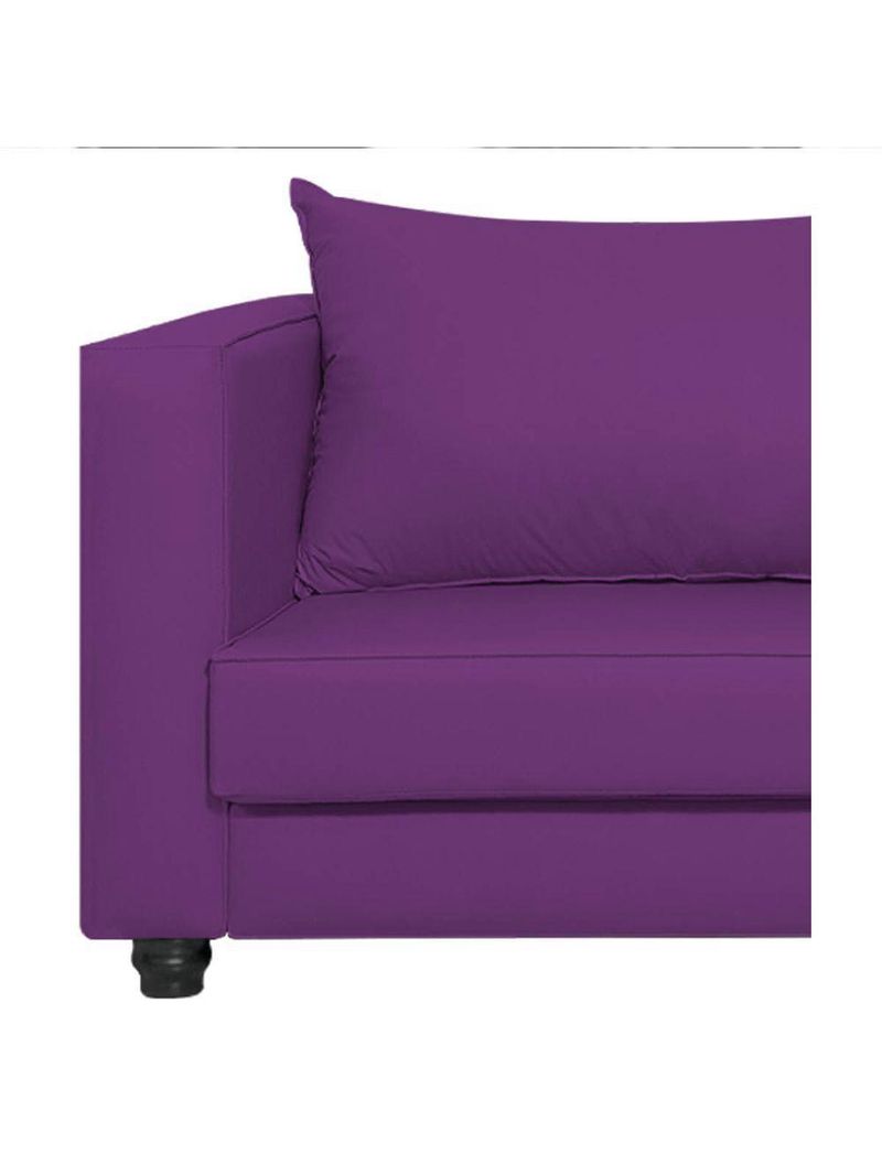 Sofá 2 Lugares Lisboa Suede - Amarena Móveis Cor Roxo