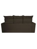 Conjunto De Sofá 3 E 2 Lugares Retrátil E Reclinável 2,00x1,50m Cama Inbox Smal Suede Café