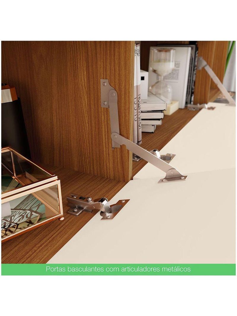 Painel Para Tv Ate 65" Kiara Casa 812 Nature Off White