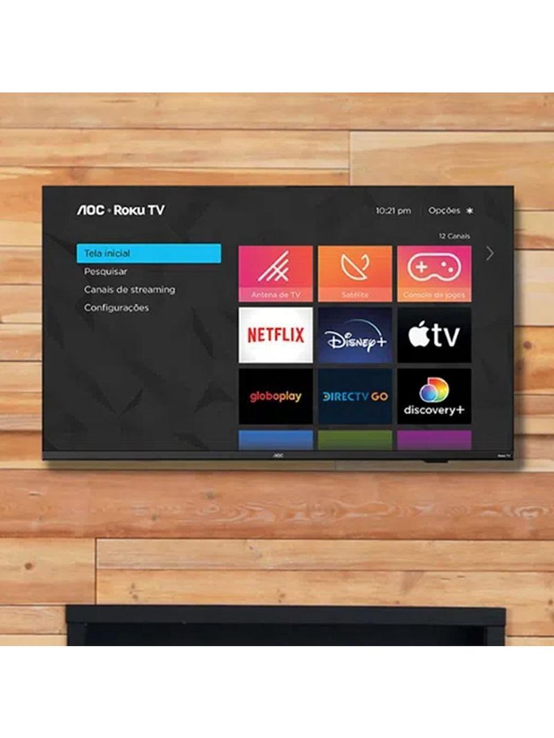 Smart Tv Aoc Roku Dled 32" Hd S5135 3 Hdmi