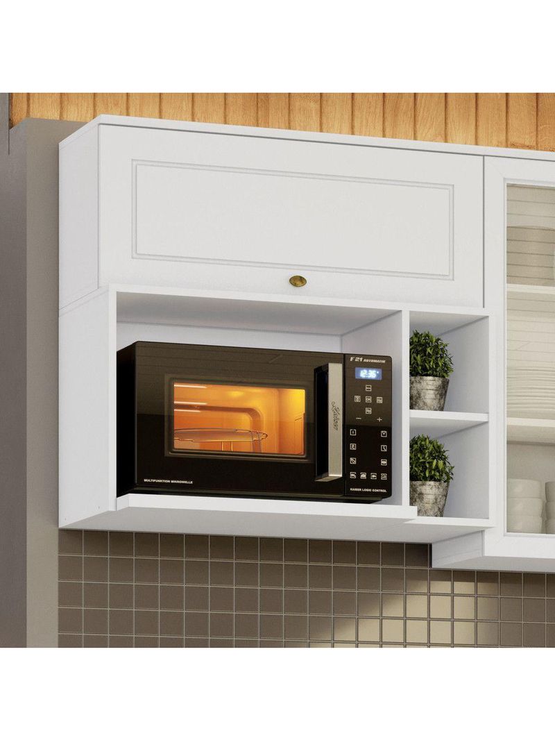 Aéreo Micro-ondas Amy Branco HP Casa 812