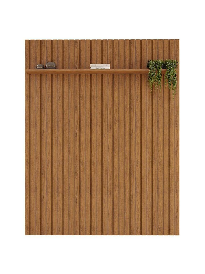 Painel Para Tv 65 Polegadas Ripado 183x240cm Pratisk D04 Freijó - Mpozenato